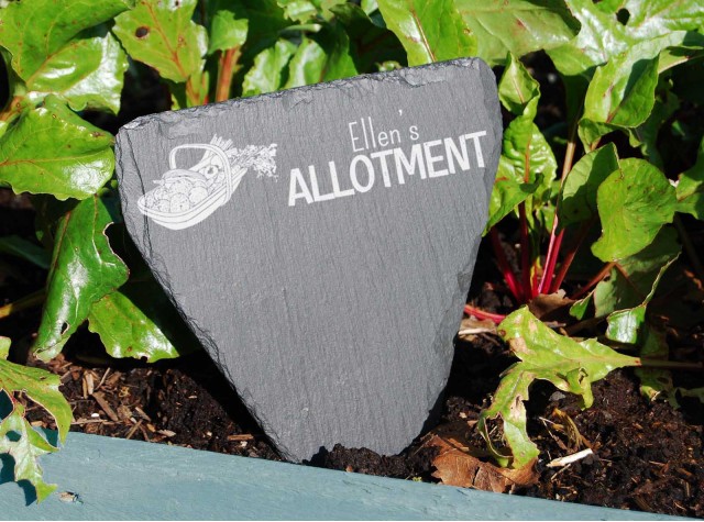 Personalised Allotment Garden Marker